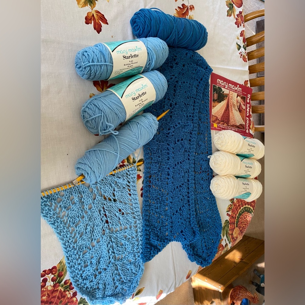 Afghan+needlesKnit Kit